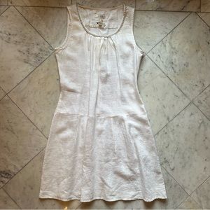 NWOT white linen dress - women’s S